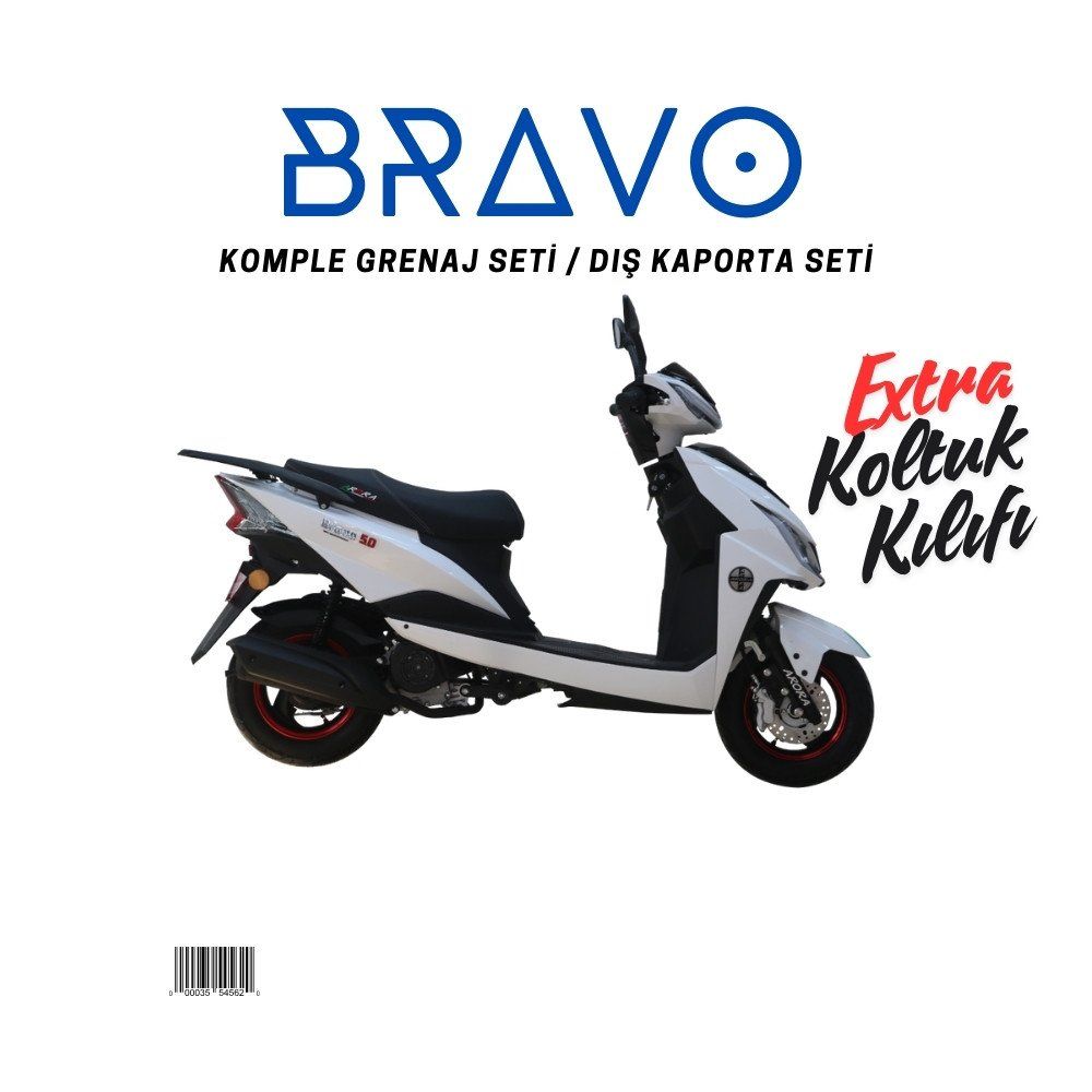 arora-bravo-grenaj-beyaz.jpg Arora Bravo Beyaz Grenaj Seti 19 Parça - Görsel 1