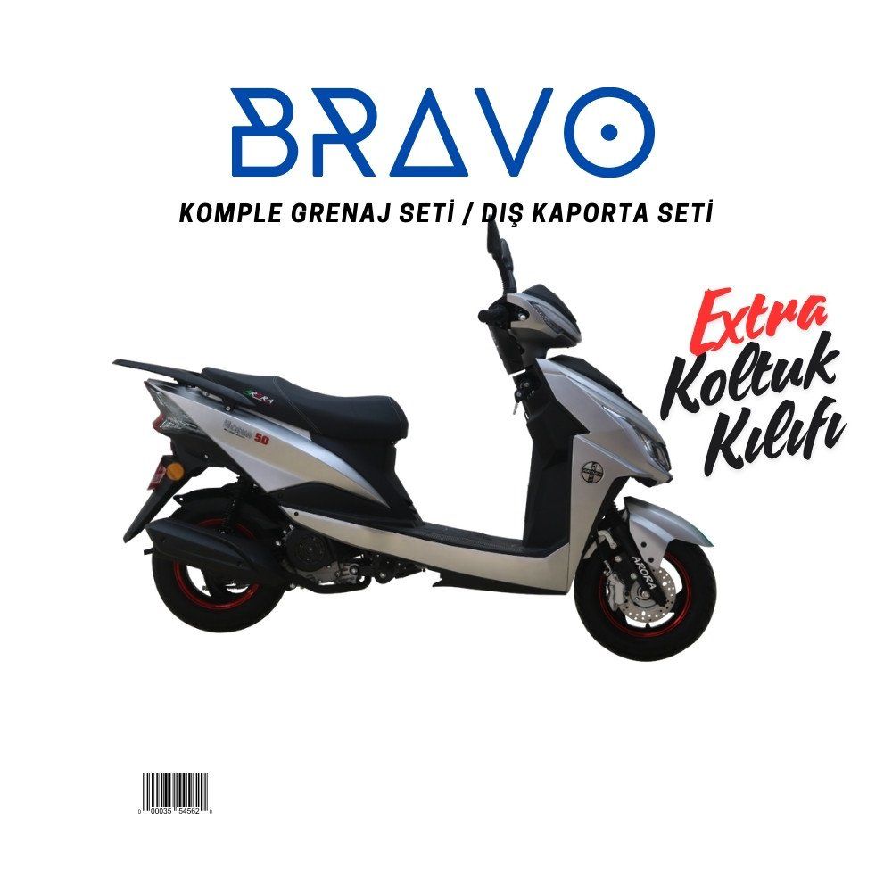 arora-bravo-grenaj-gumus-gri.jpg Arora Bravo Gümüş Gri Grenaj Seti 19 Parça - Görsel 1