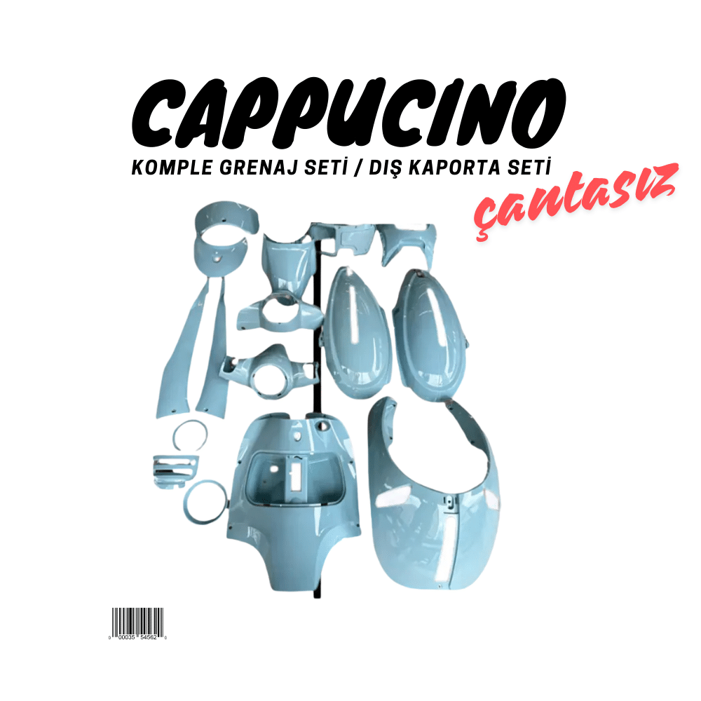 cappucino-cantasiz-baby-blue-grenaj.png Arora Cappucino Mavi 50cc ve 125cc Grenaj Seti 12 Parca - Görsel 1